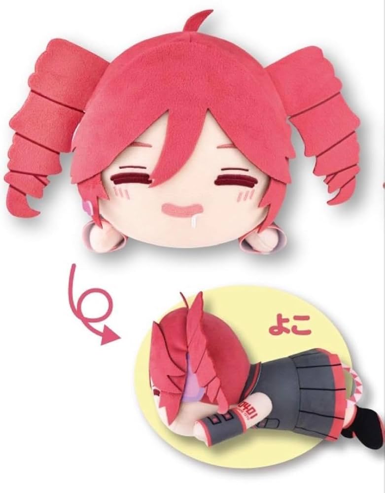 ④重音テト　くてんこBIGぬいぐるみ　ぬいぷりけ　おすわり　マスコット　セット 大人気バーチャルシンガー『重音テト』がくてんこBIGぬいぐるみ